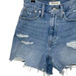 Madewell  The Momjean Denim Shorts Women’s Size 23 Flintwood Wash High Rise Photo 2