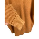 Aerie Oversized Boho Knit Soft Drop Sleeve Tan Crewneck Sweater Size XS Photo 3