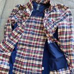 REI plaid button up travel shirt Size M Photo 4