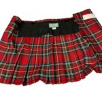 Stewart Royal Scottish Kilt Red Tartan Wrap Skirt Buckle Waist Size 9 Photo 5