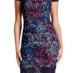 Betsey Johnson navy blue lace cocktail midi dress size 2 Photo 0