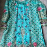 Brand new organza shirt & dupatta Green Size XL Photo 0