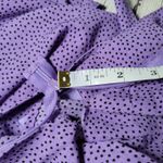 Stradivarius Love for Humanity in Purple Black Polka Dot Belted Skort L NWT Photo 10