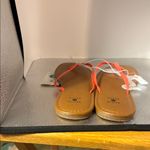 Shade & Shore  Coral and Tan Sandals Photo 2