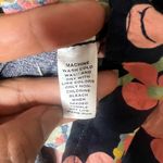 Gap women’s vintage Navy Floral print Shirt 100% cotton size Small Photo 8