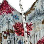 Natural Life Blue Floral Rayon Sleeveless Jumpsuit Romper size small Photo 8