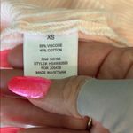 Hippie Rose  Cream & peach 🍑 Button Down Shirt w/ Collar Photo 12