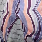 Princess Polly  Purple Swirl Pattern Long Sleeve Bodysuit Cut out‎ Detail Size 4 Photo 3