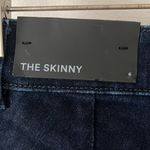 Ann Taylor  the skinny with gold button details in size 6 in dark wash Photo 5