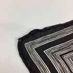 Vintage Baar & Beards Inc. Silk Scarf Black, White & Tan Photo 9