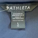 Athleta Overlook Microfleece Shirt Jacket in Navy Blue NWT Photo 8