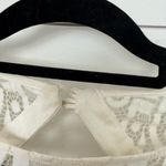 Alexis Women’s Medium Cream Lace Cutout MIDI Dress Photo 4