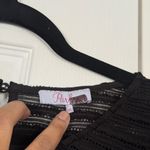 Parker  Long Sheer Sleeve Ruffle Top Blouse Photo 4