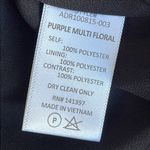 ASTR  Blue Floral Puff Sleeve Ruched Dress Photo 7