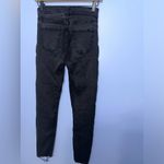 Pistola  Charcoal Nero Monroe High Rise Button Fly Slim Jeans Size‎ 25 Photo 4