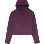 Girlfriend Collective Plum ReSet Soft Cropped Hoodie Womens Size Large Casual Photo 0