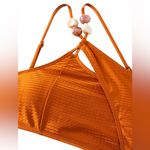 NWT AD European and American Split Bikini Sexy Soft Bikini Swimwear Rust S Orange Photo 6