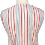 Vineyard Vines Abacos Stripe Tassel Sleeveless Top Pink Blue White Size 4 Photo 6