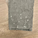 Levi's Womens Lo Pro Straight Leg Acid Wash Gray Splatter Jeans size 29 Photo 6