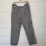 Chico's Chico’s Women’s 3R Black Checkered So Slimming Girlfriend Pants Photo 2