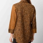 Habitat  Bronze & Black Spot On Shaped Button Down Size XS Photo 1