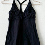 Lululemon Ruffle Front Black Sleeveless Top 8 Photo 0