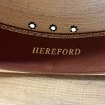 Atwood Hereford Western Cowboy Hat Mexican Palm Leaf Rodeo Ranch Wear Boho 4" Tan Photo 9
