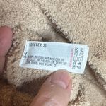 Forever 21 NWOT  Tan Fuzzy Knit Top & Shorts Set Size Medium Photo 2