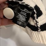 Sanctuary  WOMENS BUTTON FRONT KNIT BLACK WHITE STRIPE MINI DRESS SMALL Photo 4