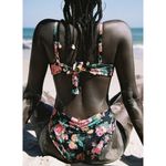 For Love & Lemons 💕💕 Rosewater One-Piece Swimsuit ~ Floral Print Small S NWT Photo 4