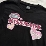 Black Kissmark heart print baby tee T Photo 2