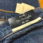 Abercrombie & Fitch Abercrombie Fitch Jeans The Straight Mid-Rise 44x27 Curve Love Medium Wash Denim Photo 2