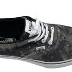 Vans Doheny Platform Washed Black Denim Dots Sneakers Sz 9 Women’s Lace Up Shoes Photo 0