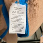 Everlane NWT Lace Up Wool Cotton Striped Sweater Photo 4