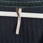 Free People Damsel Black Bell Sleeve Knit Sweater Size Small Oversized Photo 3