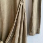 Michael Stars NWT Faux Wrap Tie Waist Long Sleeve Tee Dress Size Large Photo 5