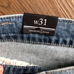 Treasure &Bond Distressed Two-Tone Jeans Photo 4