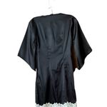 VTG. Fredrick’s of Hollywood Kimono Sleeve Lace trimmed Mini Dress. SZ.XS Black Photo 1