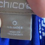 Chico's Chico’s Printed Kimono Sleeve Top 570262629‎ Sz 0/S Photo 3