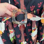 Hutch NWT  ModCloth‎ Let's Go Boho Black Long Sleeve Belted Maxi Dress Size 10 Photo 6