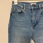 Boyish  the Zachary High Rise Skinny Jeans Stretch Size 25 Knee Distress Fray Hem Photo 5