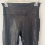 Spanx Faux Leather Leggings Black Size Large Dark Academia Gothcore Photo 2