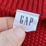 Gap  Red Cable Knit Sweater Women’s Size Medium 100% Cotton 593165 Photo 2