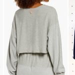 Free People Movement Surfside Cropped top Sweatshirt Heather Stretch Dolman FP Gray Size XS Photo 4