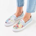 Keds  x Betty & Veronica Women's Comic Print Sneakers - White and Multicolor Photo 0