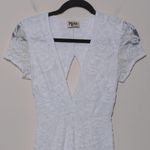 Show Me Your Mumu Elenor Maxi Dress White Floral Short Sleeve V-Neck USA S Photo 1