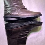 Clarks  Dark Brown Leather Winter Boots Photo 7
