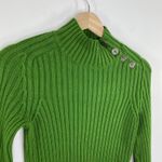 Anthropologie  Sparrow Green Knit Mock Neck Sweater Dress Women's Size Small S Photo 3