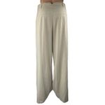 ZARA  Women's Beige High Waisted Pleated Wide Leg Trousers Dress Pants Size S Photo 2