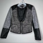 H & M Jacket With Vegan Leather Photo 5